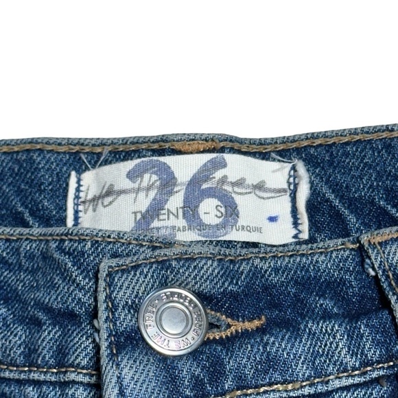 Free People Rocky Mountain Straight Leg Jeans US 26 - Picture 5 of 9